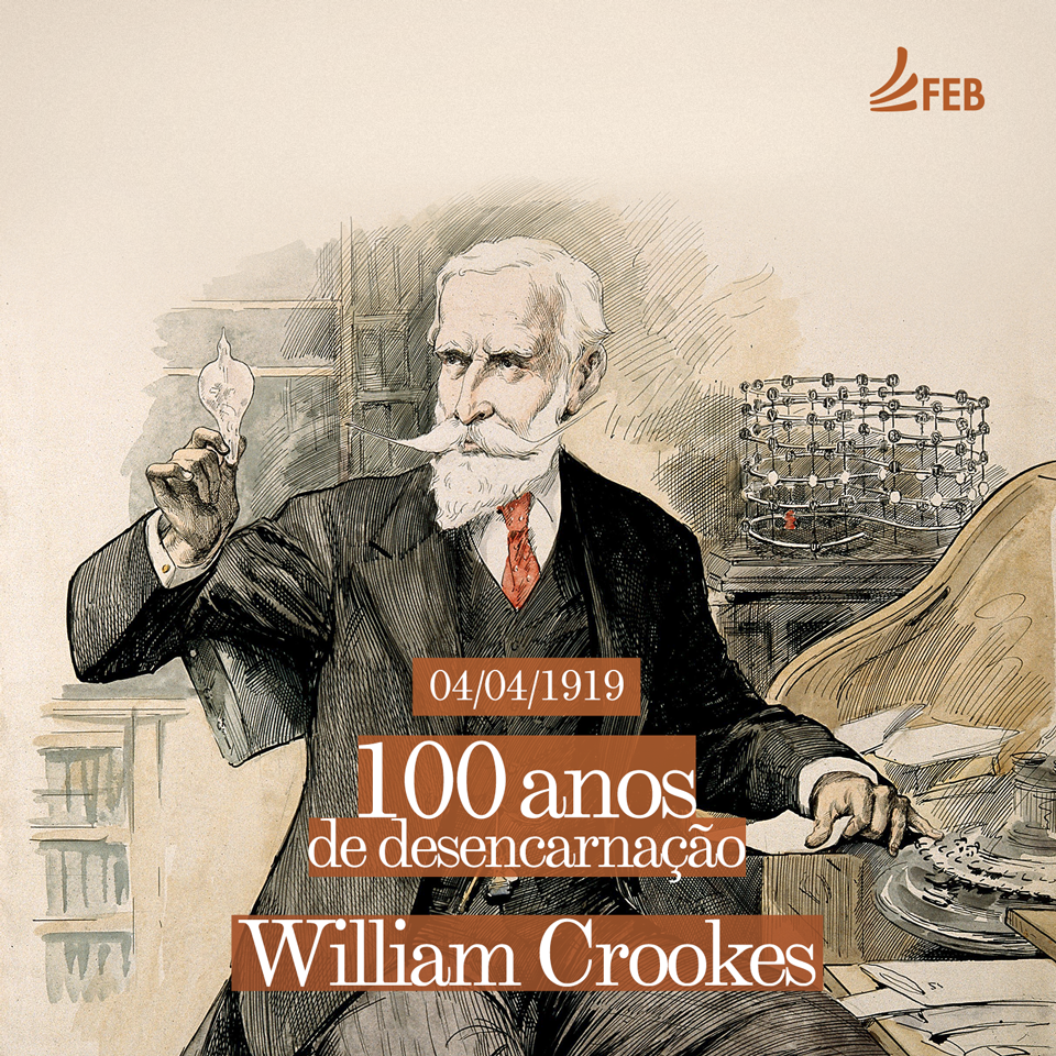 Leia mais sobre o artigo Efeméride: Desencarnação de William Crookes