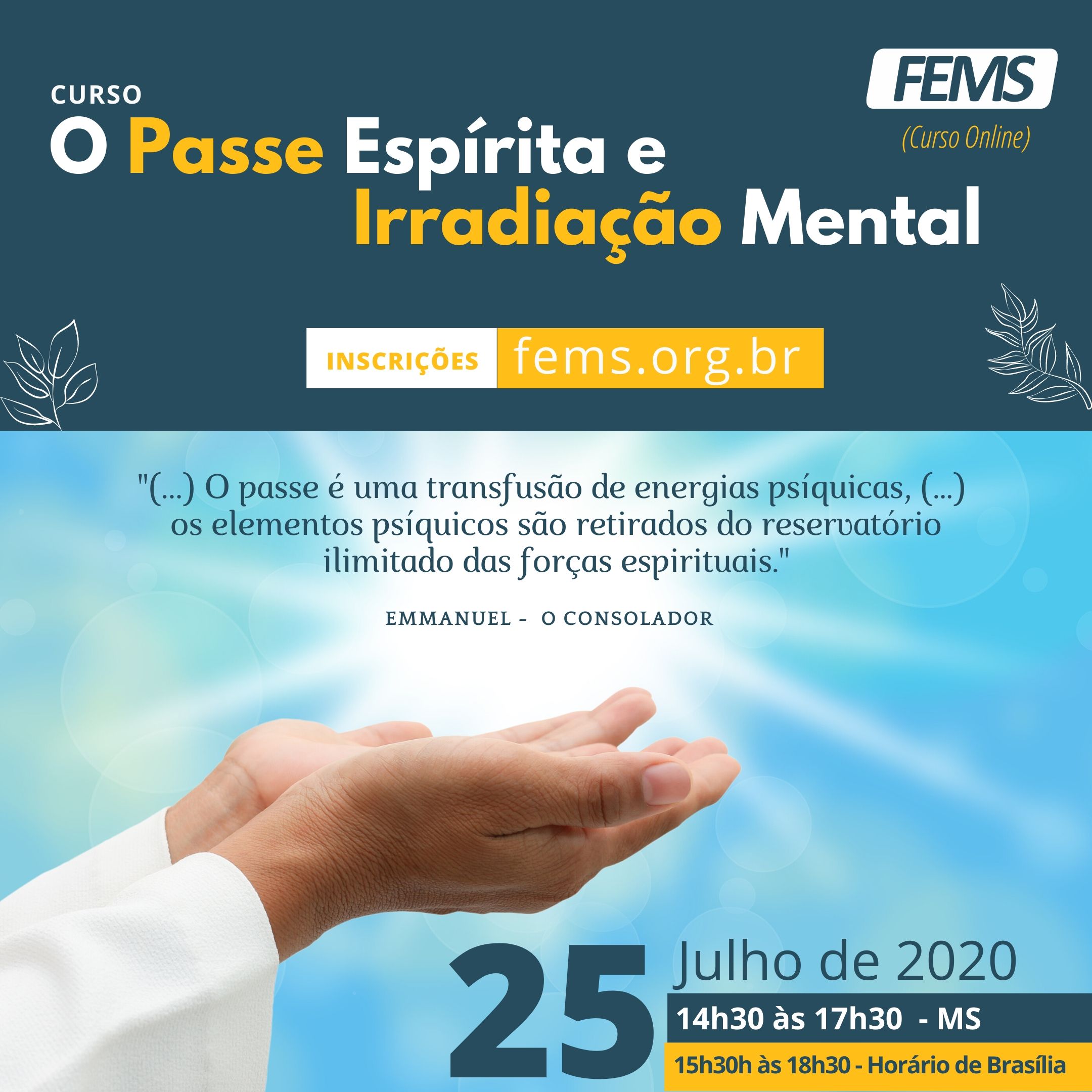 Leia mais sobre o artigo Curso de Passe e Irradiação Mental