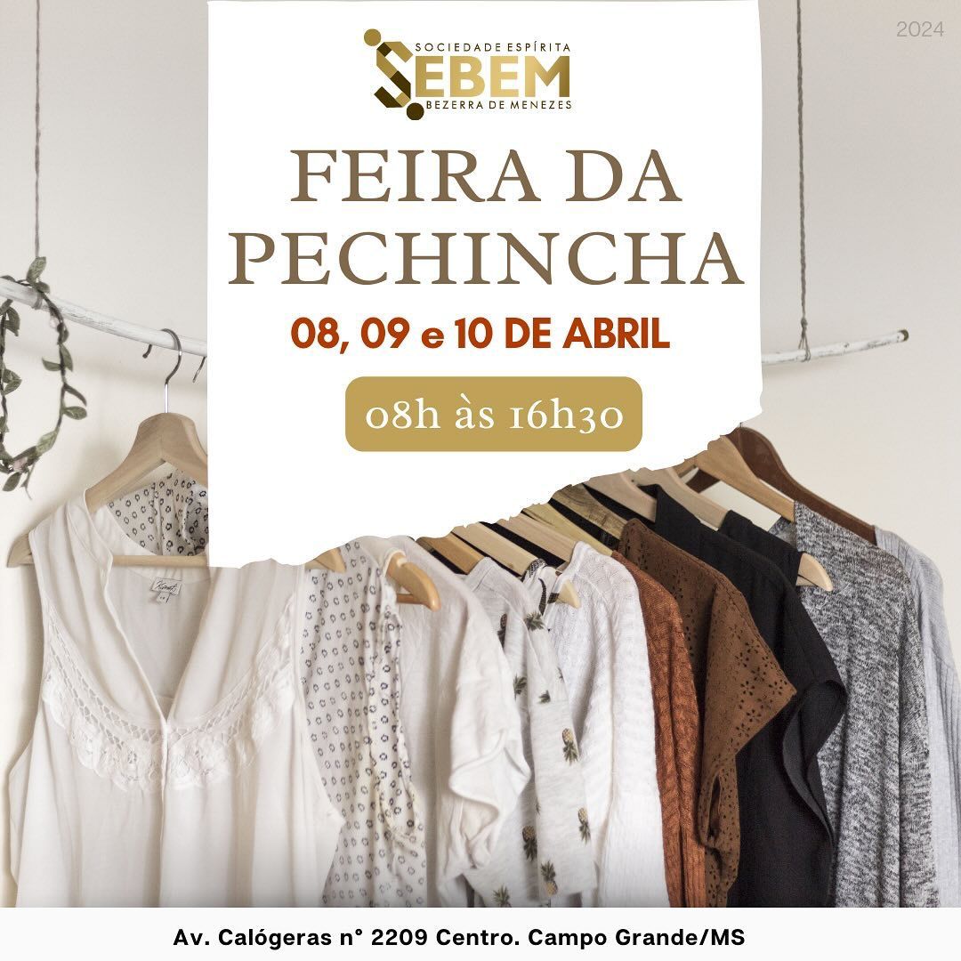 Leia mais sobre o artigo Feira da Pechincha ocorre nos dias 8, 9 e 10 de abril na FEMS