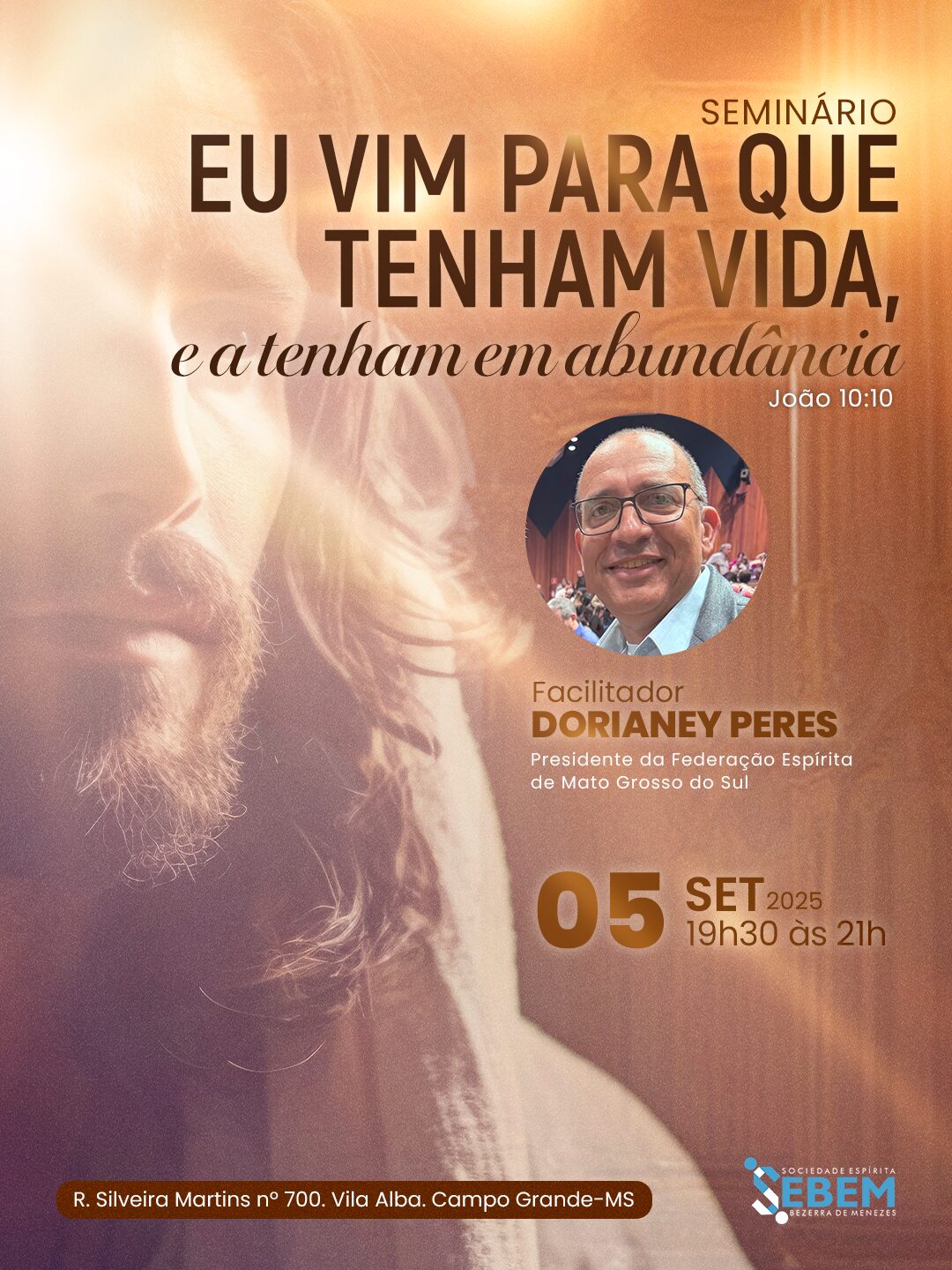 Leia mais sobre o artigo Seminário “Eu vim para que tenham vida, e a tenham em abundância.”